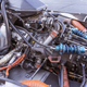 The open engine bay of the Acura ARX-05